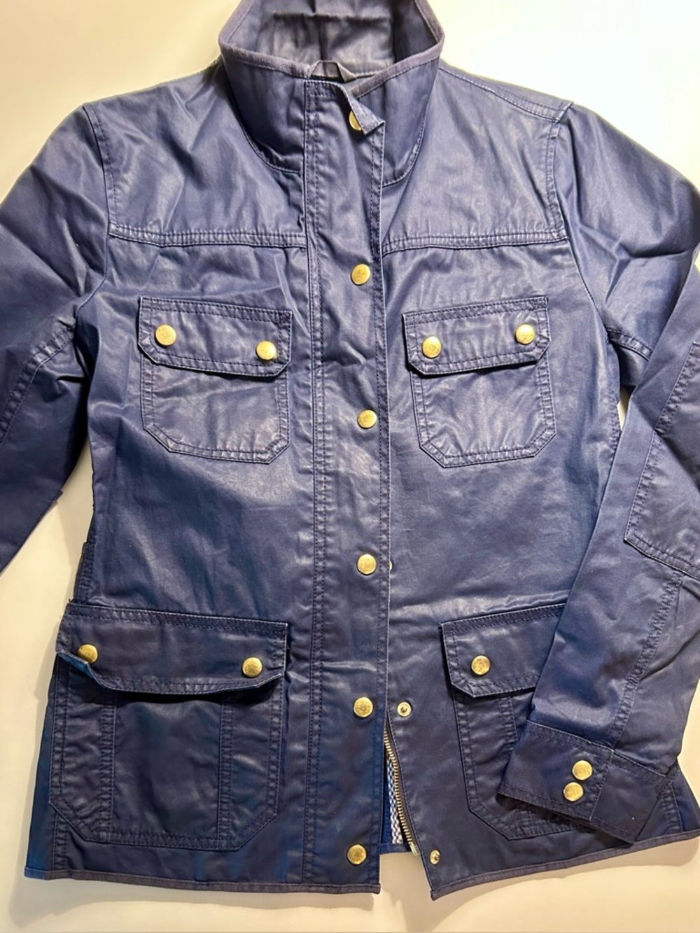 COPY - Jcrew Resin Coated TwillField Jacket